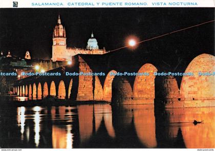 D256461 Salamanca Catedral y Puente Romano Cervantes