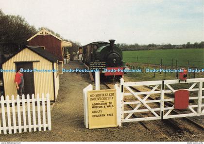 D256521 Suffolk Mid Suffolk Light Railway Station MSLR Society Brockford Station