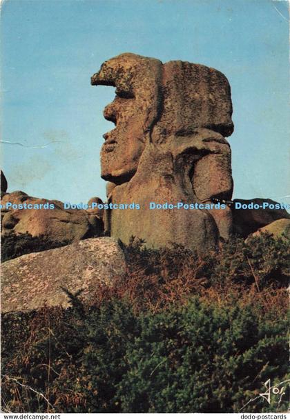D259115 Trebeurden Le Pere Trebeurden Etrange Rocher sur le Castel Art Jos Iris