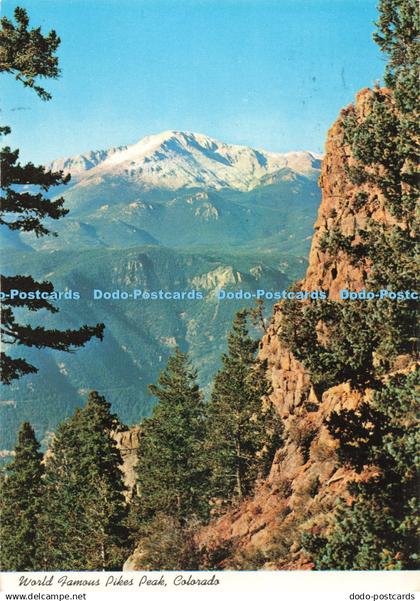 D259300 Colorado World Famous Pikes Peak Cooper Post Card Co 1981