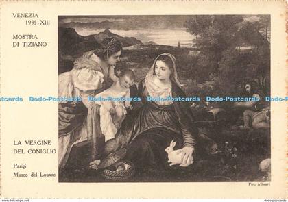 D268049 Parigi Museo del Louvre La Vergine Del Coniglio Mostra Di Tiziano Alinar