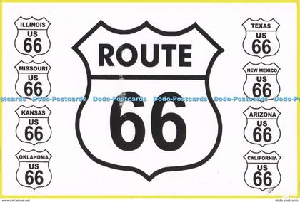 D282356 Route 66 Known as the Mother Road the Nostalgic Journey from Chicago to