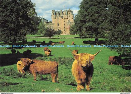 D290876 Angus. Glamis Castle. Pilgrim Press. Studio M. Dundee