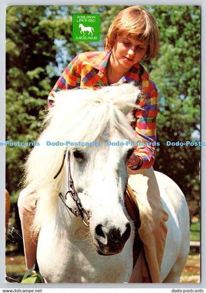 D305291 Horse 400 let Kobilarne Lipica Jugoslavia Design studio Mak Koper Zalozi