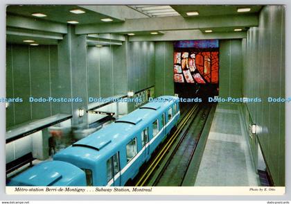D319903 Montreal. Subway Station. Metro Station Berri De Montigny. Alex Wilson.