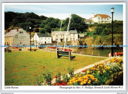 D327477 Little Haven. Mrs. V. Phillips. Broad and Little Haven W. I. Dyfed Pembr