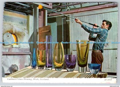 D334113 Wick. Scotland. Caithness Glass Blowing. Valentine