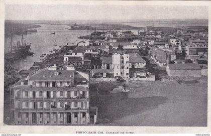 EGYPT - Port Said - Port Said and the Suez Canal - Printed in Italy