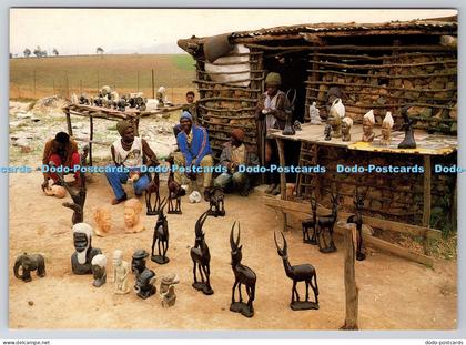 L341096 Swaziland Swazi Art The Markets Of Mbabane Art Publishers B K Bjornsen