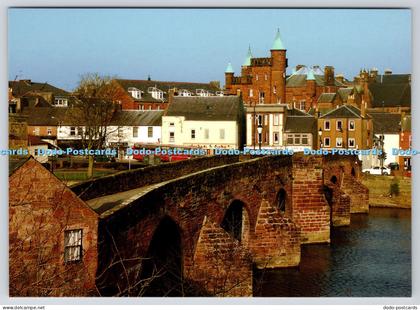 L351038 Dumfries. The Auld Brig. Edge Image. Stranraer and Wigtownshire Free Pre