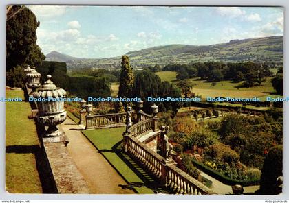L352080 Montgomeryshire The Gardens Powis Castle J Arthur Dixon Newport I W Engl