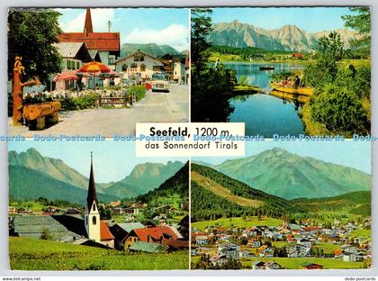 L357968 Seefeld das Sonnendorf Tirols Dorfstrasse in Seefeld Wildsee mit Seefeld