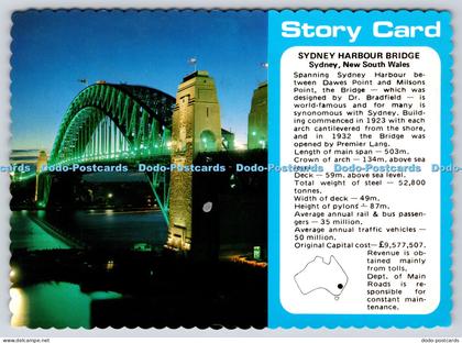L358158 Sydney New South Wales Sydney Harbour Bridge Nucolorvue