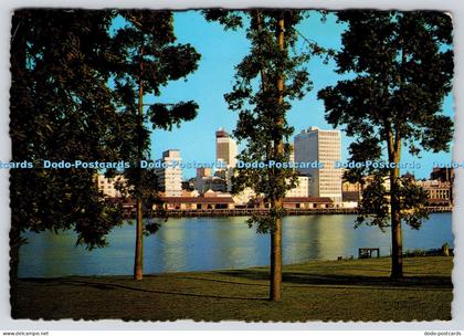 L362500 Brisbane Q Brisbane River and City From Kangaroo Point Murray Views