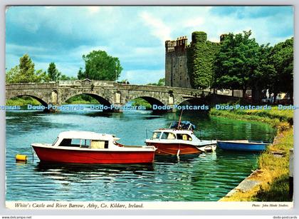 L371474 Ireland Co Kildare Athy White Castle and River Barrow John Hinde Ltd 197