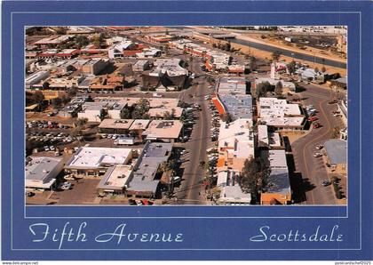 Lot 13 usa arizona scottsdale fifth avenue car aerial view