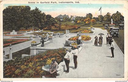Lot123 scene in garfield park indianapolis indiana usa