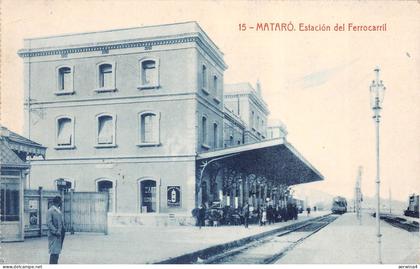 Mataro Estacion del Ferrocarril Postkarte AK