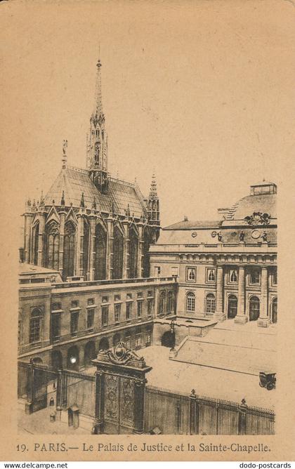 PC31281 Paris. Le Palais de Justice et la Sainte Chapelle. No 19