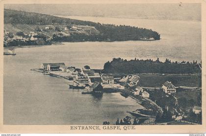 PC49716 Entrance. Gaspe. Que. E. L Esperance. 1933