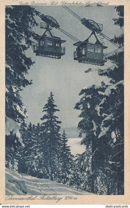 PC53100 Erste Personen Seil Schwebebahn Deutschlands. Oberwiesenthal Fichtelberg