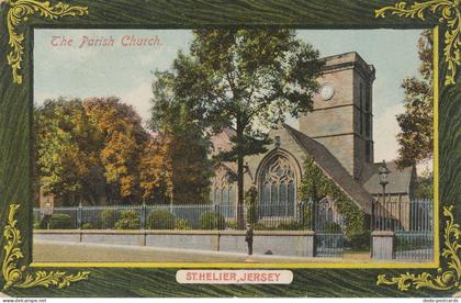 PC74308 The Parish Church. St. Helier. Jersey. 1912
