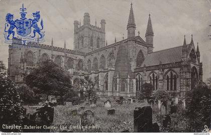 PC76539 Chester Exterior Chester the Cathedral. Tuck. Silverette. No 1564. 1905