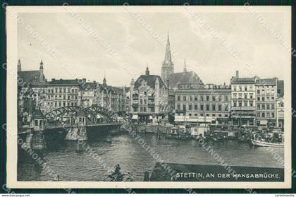 Polonia Poland Stettin postcard cartolina MT0139