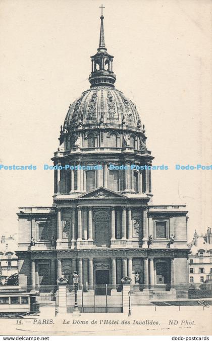 R003519 Paris Le Dome de l Hotel des Invalides ND No 14