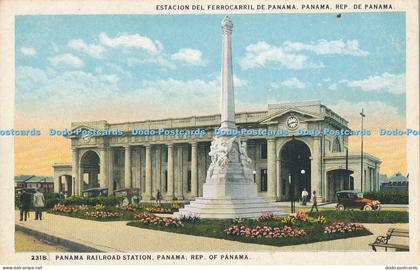 R014946 Panama Railroad Station Panama Rep of Panama I L Maduro B Hopkins