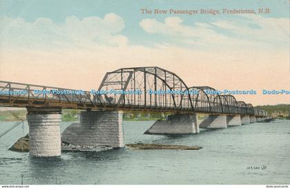 R017266 The New Passenger Bridge Fredericton N B Valentine