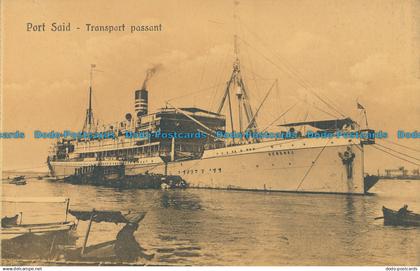 R018379 Port Said. Transport Passant