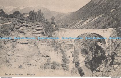 R018640 Stalden Brucke Phototypie No 2906