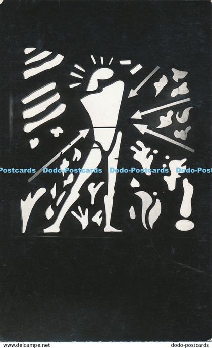 R020516 Eglise Saint Pierre Audinghen Le Vitrail de Saint Sebastien RP