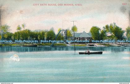 R027673 City Bath House Des Moines Iowa A C Bosselman