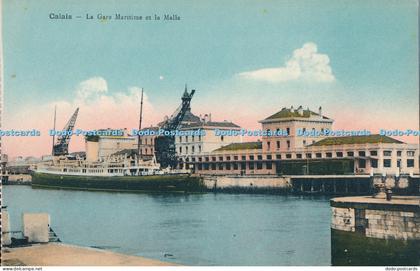 R028906 Calais La Gare Maritime et la Malle