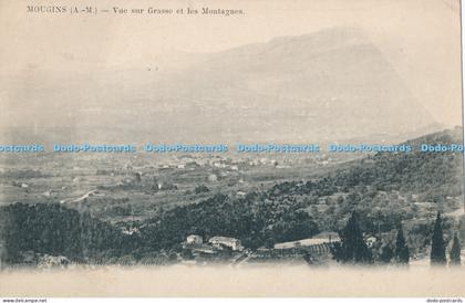 R031592 Mougins Vue sur Grasse et les Montagnes