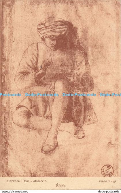 R033667 Florence Uffizi Masaccio Etude