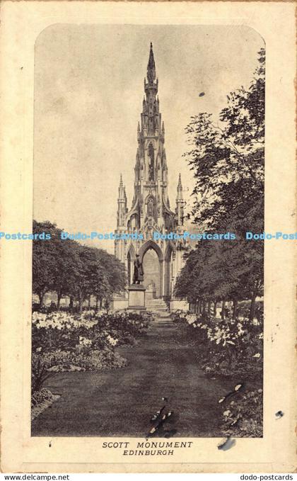 R043082 Scott Monument Edinburgh Albany 1909