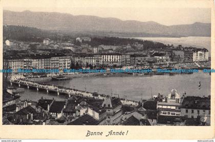 R043450 Bonne Annee. Phototypie