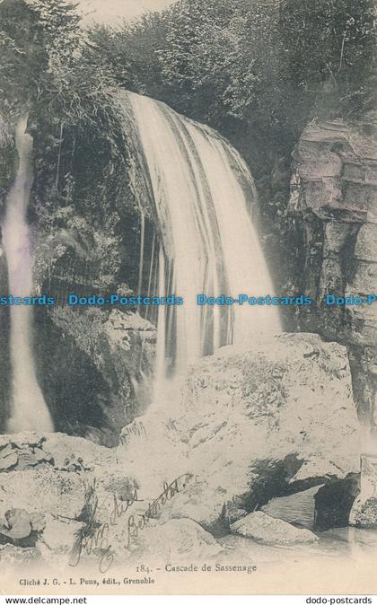 R057338 Cascade de Sassenage. L. Pons. No 184