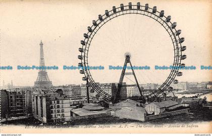 R131439 Paris. The Great Rheel. Avenue de Suffren. A. Papeghin. No 13