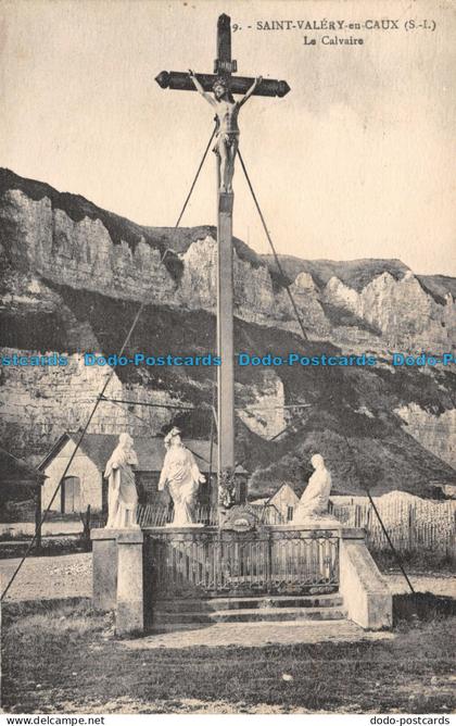 R138719 Saint Valery en Caux. Le Calvaire. 1928