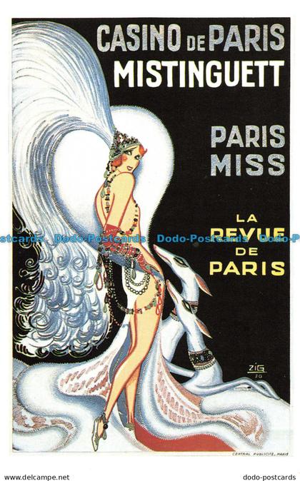 R147001 Casino de Paris Mistinguett Paris Miss La Revue de Paris. Dalkeith. Clas
