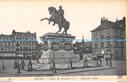 R169806 Rouen. Statue de Napoleon Ier. Napoleon statue. ND. Phot. Anciens Etab.