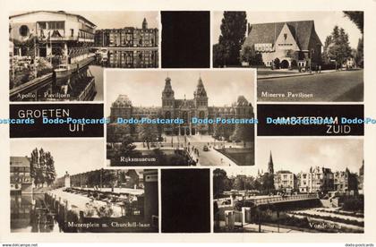 R206422 Groeten uit Amsterdam Zuid H Greven 1955 Multi View