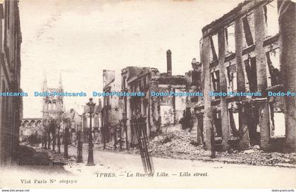 R214319 Ypres La Rue de Lille Lille street Antony