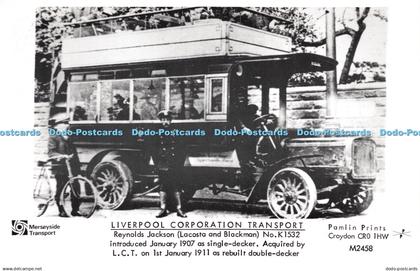 R246425 Liverpool Corporation Transport Merseyside Transport Pamlin Prints No K1