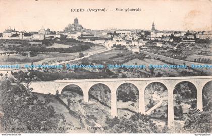 R259799 Rodez Aveyron Vue generale D Malzac editeur 12 rue Neuve Rodez Aveyron I