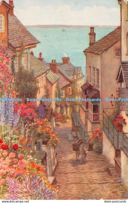 R270380 Down a Long Clovelly 1976